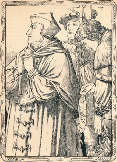 De Arrestatie van Kardinaal Wolsey, 1902 door Patten Wilson