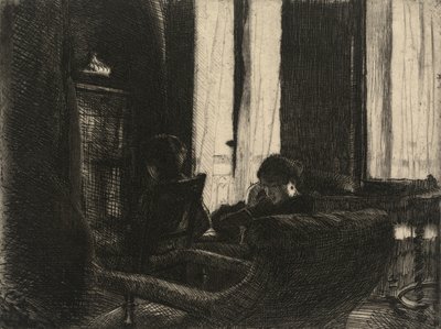 Intimiteit, 1889 door Paul Albert Besnard