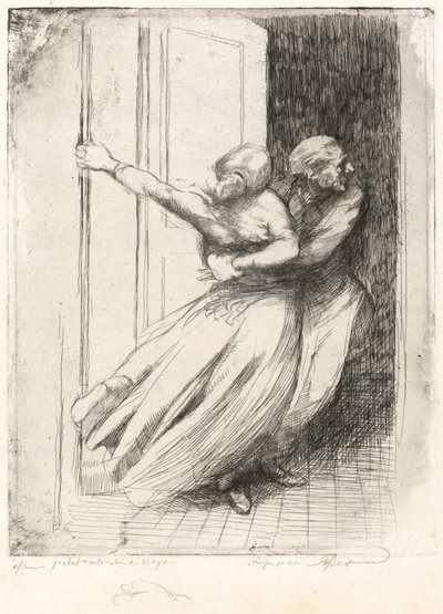 De Verkrachting door Paul Albert Besnard