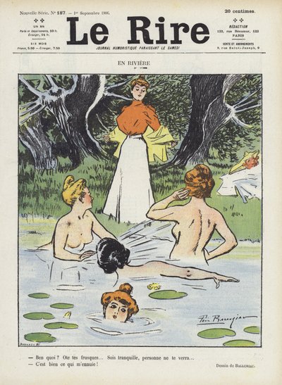 Illustratie voor Le Rire door Paul Balluriau