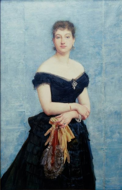 Madame Louis Singer, geboren Therese Stern (1859–1935) door Paul Baudry