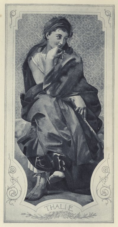 Thalia, muze van de komedie door Paul Baudry