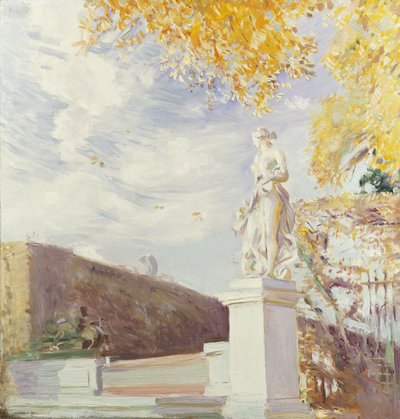 Een standbeeld van Venus in de tuin van Versailles, 1896 door Paul Cesar Helleu