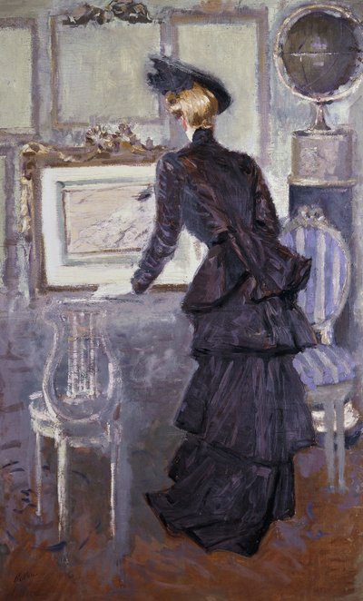 Daisy, Prinses van Pless in het Atelier van de Kunstenaar, 1907 door Paul Cesar Helleu