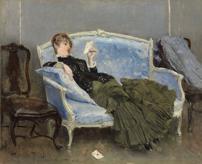 De Brief, 1880 door Paul Cesar Helleu