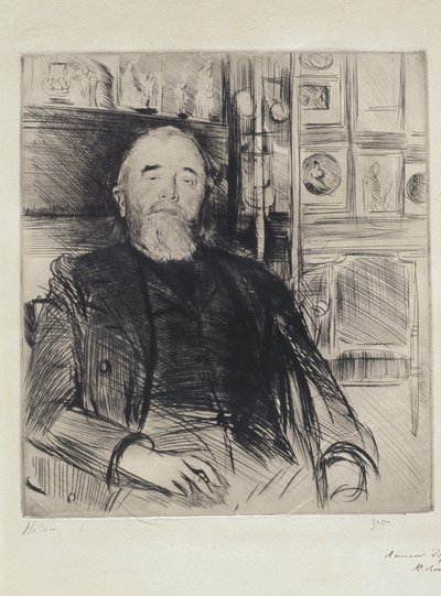 Portret van Alexis Rouart door Paul Cesar Helleu