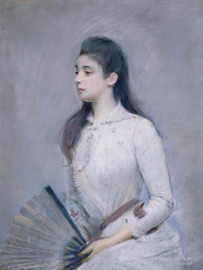 Portret van Marie Jeanne Gouzien door Paul Cesar Helleu
