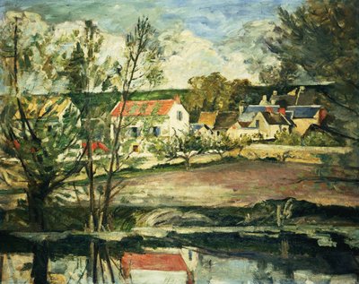 In de vallei van de Oise door Paul Cézanne