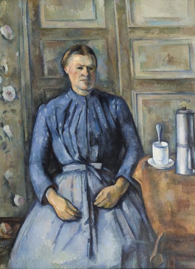De vrouw met de koffiekan door Paul Cézanne