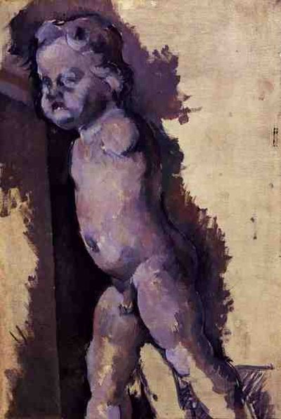 Gipsafgietsel van een Putto, c.1894-95 door Paul Cézanne