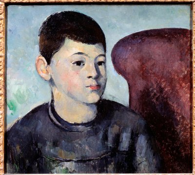 Portret van de zoon van de kunstenaar door Paul Cézanne