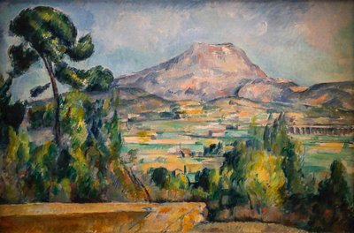Sainte-Victoire berg door Paul Cézanne
