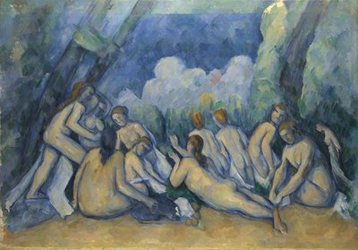 Baden (Les Grandes Baigneuses) door Paul Cézanne