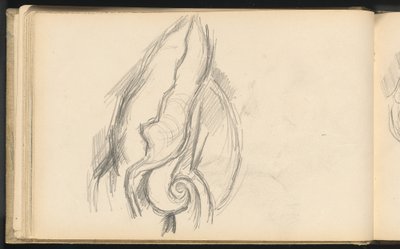 Kussen van een Fauteuil door Paul Cézanne