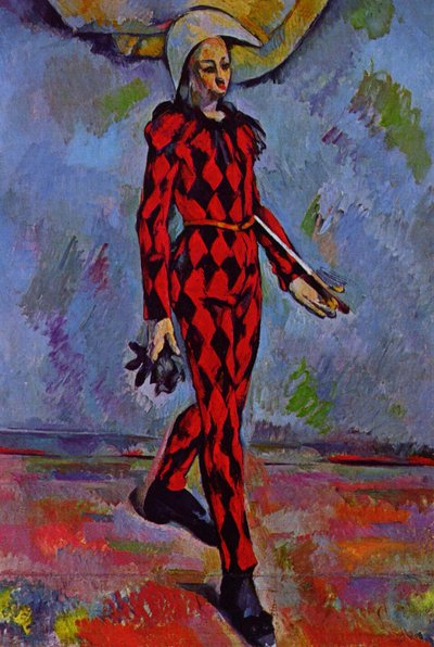 Frans: Arlequin Harlekijn door Paul Cézanne