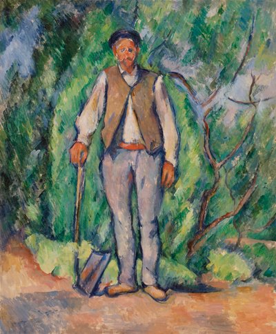 De tuinman door Paul Cézanne
