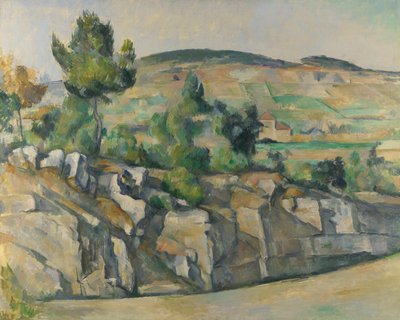 Heuvel in de Provence, ca. 1890 door Paul Cézanne