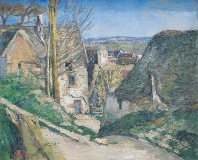 Het huis van de gehangene door Paul Cézanne