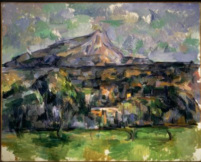 De berg Sainte-Victoire door Paul Cézanne