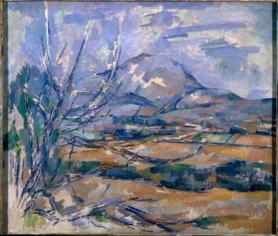 De berg Sainte Victoire door Paul Cézanne