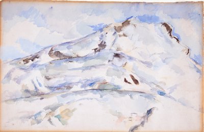 Mont Sainte-Victoire door Paul Cézanne