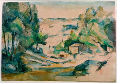 Landschap in de Provence door Paul Cézanne