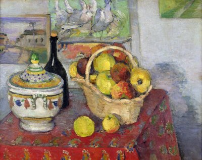 Stilleven met terrine, ca.1877 door Paul Cézanne