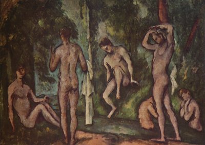 De Baadsters, 1894, 1937 door Paul Cézanne