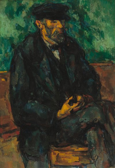 De tuinman Vallier door Paul Cézanne