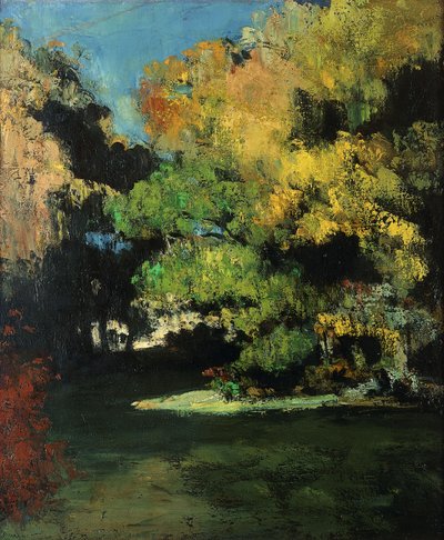 De open plek, ca. 1867 door Paul Cézanne