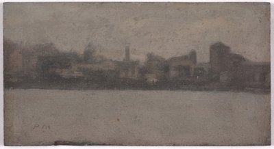 De Theems bij Battersea door Paul Fordyce Maitland