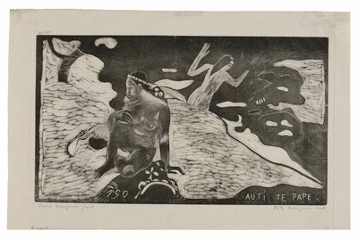 Auti te pape (Vrouwen bij de rivier) uit de Noa Noa Suite door Paul Gauguin