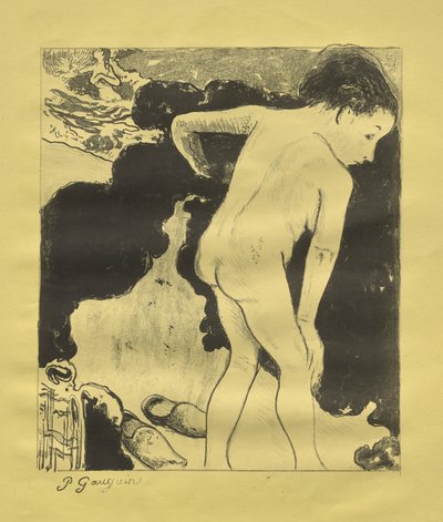 Bretonse Baders door Paul Gauguin