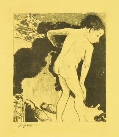 Bretonische Badende door Paul Gauguin