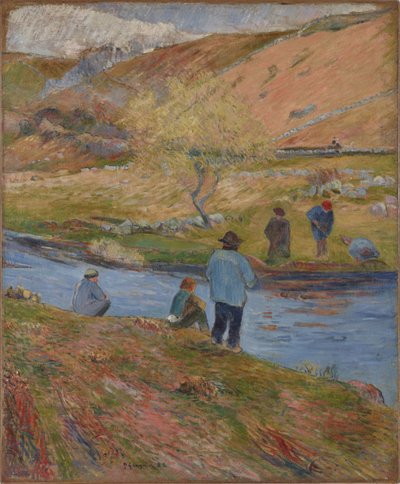 Bretonse Vissers, 1888 door Paul Gauguin