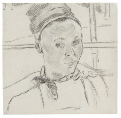 Buste van een jonge Bretonse vrouw (Mogelijk Marie Lagadu) door Paul Gauguin