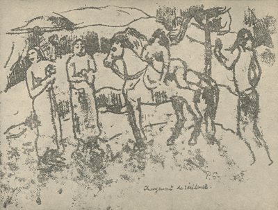 Verandering van verblijfplaats, 1936 door Paul Gauguin