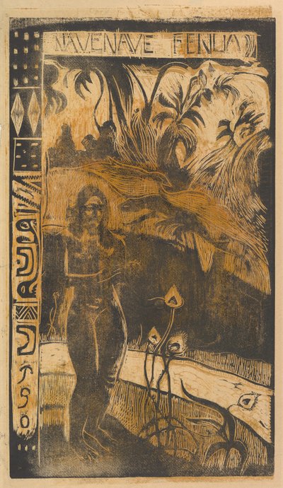 Wunderbares Land door Paul Gauguin