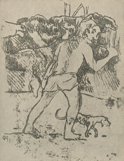Tekening, 1936 door Paul Gauguin