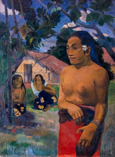 E Haere oe i hia (Waar ga je heen) door Paul Gauguin