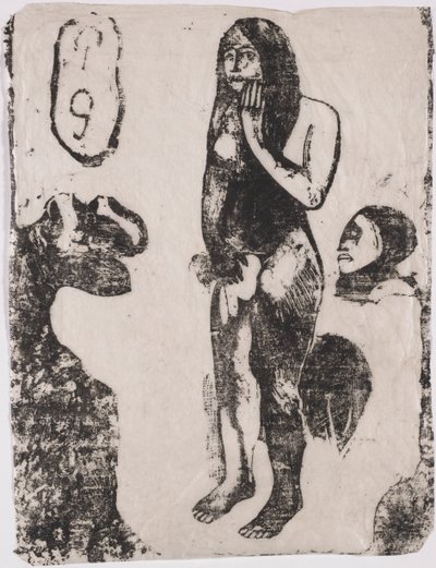 Eva, 1898-1899 door Paul Gauguin