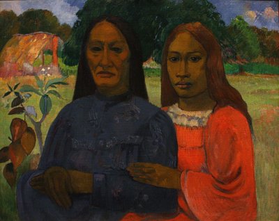 Frans:  Mère et fille Moeder en dochter door Paul Gauguin