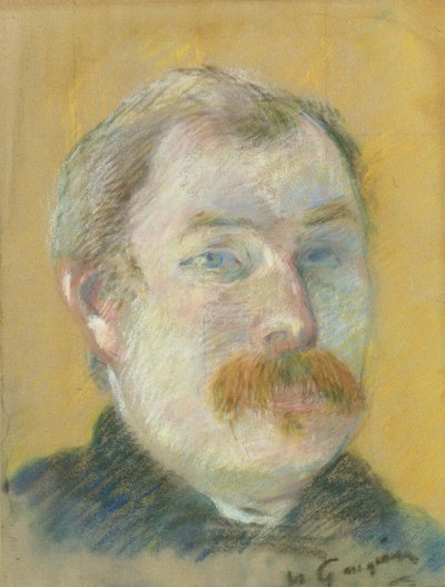 Frans:  Portret van William Lund Portret van William Lund door Paul Gauguin