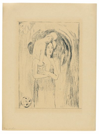 Ia orana Maria (Wees gegroet Maria) door Paul Gauguin