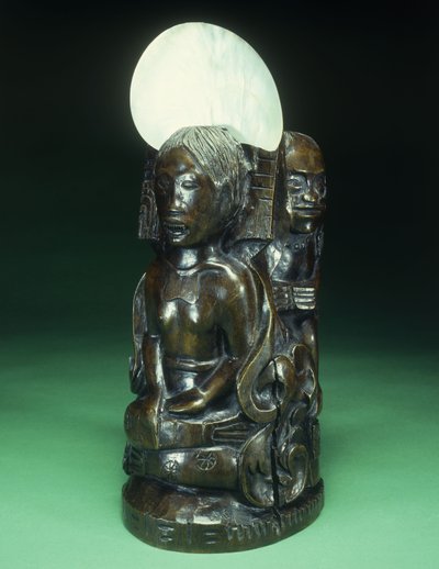 Idool met de schelp door Paul Gauguin
