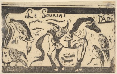 De Glimlach, Tahiti Glimlach, Tahiti, December 1899 door Paul Gauguin