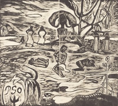 Mahana Atua Het voedsel van de goden door Paul Gauguin