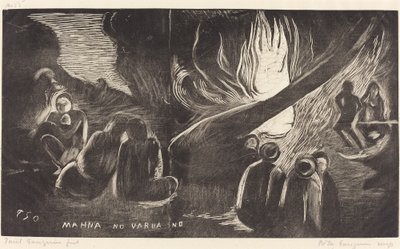 De duivel spreekt door Paul Gauguin