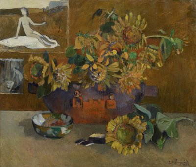 Stilleven met hoop, 1901 door Paul Gauguin