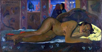 Nevermore door Paul Gauguin